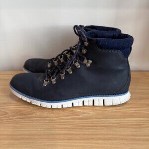 Cole Haan Zero Grand Men's Hiker Boots Leather Blue 12M